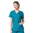 thumbnail image 1 of Red Panda Women's V-Neck Two Pocket Solid Scrub Top, 1 of 1