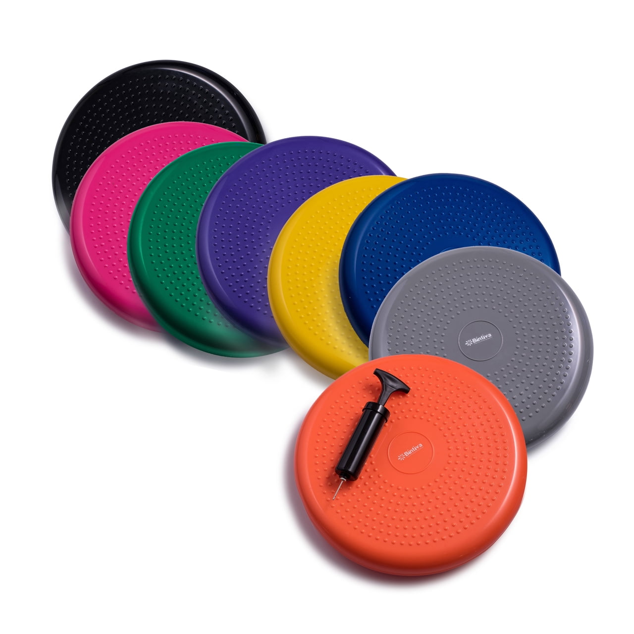 Including Pump Exercise Fitness Core Balance Disc Stability Wobble Cushion