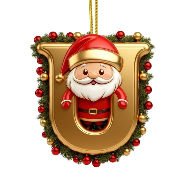 Rapeiae 26 Letters Christmas Tree Decoration Pendant Christmas Tree Ornaments Personalized Christmas Ornaments Christmas Decoration Xmas Tree Hanging Decor