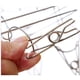 thumbnail image 3 of Tendedero plegable colgante de acero inoxidable, tendedero de ropa, forma rectangular de 2,1 mm de grosor, colgador de goteo con 20 clips para calcetines, medias, ropa pequeña para bebés, plateado, 3 of 8