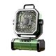 thumbnail image 4 of Ventilador de Camping con luz, ventilador de escritorio con gancho, silencioso, portátil, recargable por USB, ventilador para tienda de campaña, para Verde con control remoto, 4 of 8