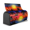 thumbnail image 4 of PHELIKA Blossom Floral Palm Trees At Sunset 04 Mailbox Covers Magnetic Mailbox Wraps Post Letter Box Cover Mailwrap Garden Home Decor Standard Size 21"H x 18"W, 4 of 8