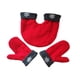 thumbnail image 5 of Guantes de invierno cálidos para hombre y mujer, para senderismo en climas fríos. Rojo, 5 of 9