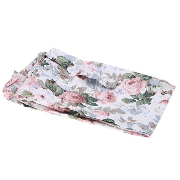 LAZIOEGR Cotton Nursing Cover & Blanket – Adjustable, Breathable Breastfeeding Shawl with Flower Design, Sun-Shielding