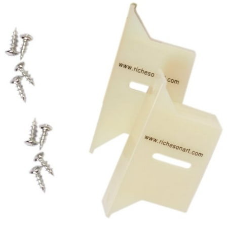 Best Brackets for Attaching Cross Braces to Canvas, 2-Pack, Made in usa, by wisconsin craftsmen, for the finest artists in america By Jack (Best Seed Beads For Loom)