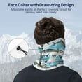 thumbnail image 4 of Neck Gaiter Face Cover Scarf, octopus fish Soft Face Sun Mask Cover Scarf Headband Cooling Sweat Absorbing Bandanas Hiking Cycling Running, 4 of 7