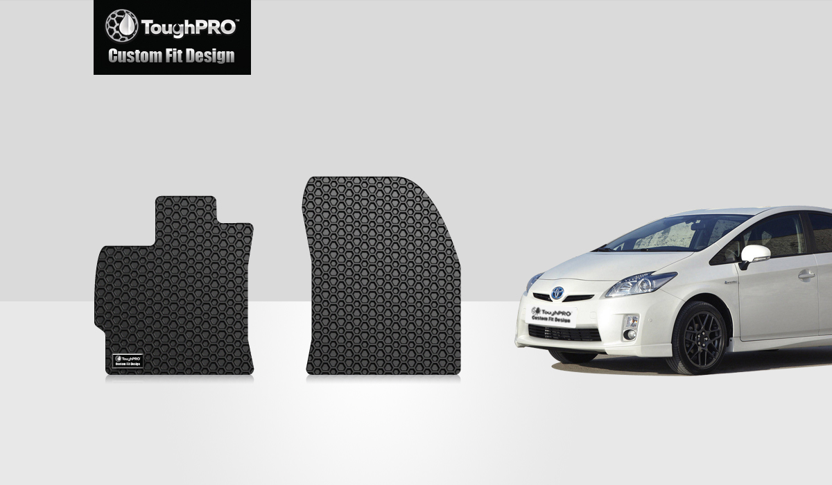 ToughPRO Two Front Mats Compatible with TOYOTA Prius V All Weather