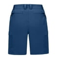 thumbnail image 2 of Little Donkey Andy Women's 10 Inches Quick Dry Hiking Cargo Shorts Lightweight Bermuda Golf Shorts Outdoor Travel Dark Blue Size S, 2 of 7