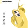 thumbnail image 5 of Entronix Silicone Case for iPhone 14 Plus 6.7 inch {Shock-Absorbent- Raised Edge Protection- Silicone Rubber Case Compatible with iPhone 14 Plus (6.7 inch 2022 Released) Yellow, 5 of 7