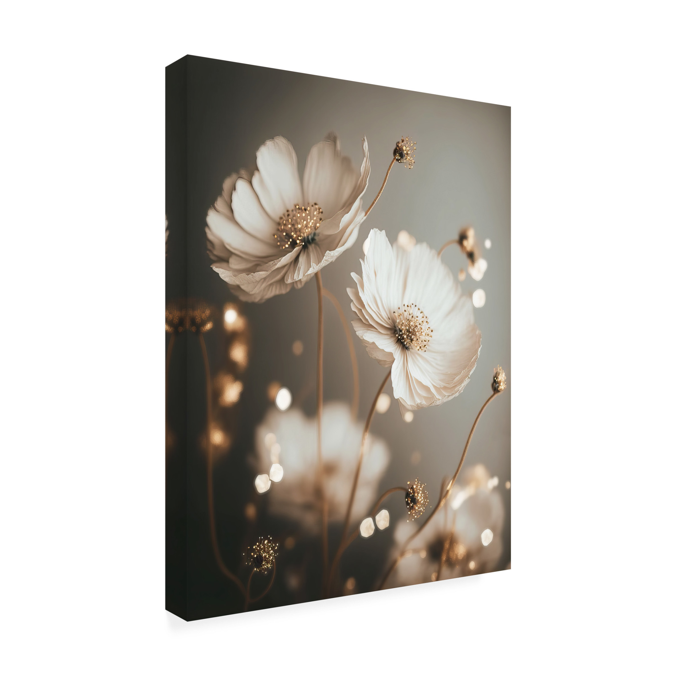 Canvas Wall Art - Treechild 'Golden Beauties' Wall Art for Living Room, Bedroom, or Office D?cor by Trademark Fine Art - 14 x 19 Inches