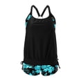 thumbnail image 5 of Tankini Swimsuits for Women Fashion Strappy Top And Pocketed Swim Bottoms Two Piece Swimwear Bathing Suit 2026, 5 of 6