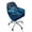Blue Turtle Hibiscus Galaxy, variant on Whosucclay Galaxy Starfish Beach Seashells Print Swivel Armchair Accent Dining Chair Cover for Office, Universal Office Chair Protector Spandex Curved Back Chair Slipcover for Party, Banquet