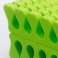 thumbnail image 3 of 100 separadores de dedos de esponja suaves para manicura y pedicura, color verde, 3 of 5