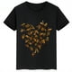 thumbnail image 4 of Ropa infantil con estampado de abejas, camisetas negras de manga corta de verano para niños, camisetas de algodón personalizadas para niños y niñas, 4 of 5