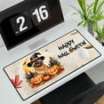 thumbnail image 3 of Happy Halloween Siamese Witches Hat Pumpkin Carving Desk Mat Full Keyboard Mouse Pad Cat Lover Kitten Owner Gifts Large Mousepad - 02019, 3 of 5