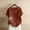 Brown, variant on Ichuanyi Womens Shirts , Women Casual Print Short Sleeve O-Neck Plus Size T-Shirt Top Blouse