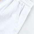 thumbnail image 7 of Men's Linen Shorts with Big Pockets Lightweight Breathable Casual Beach Vacation Shorts for Men Summer Yoga Big and Tall Size S-3XL White, 7 of 7