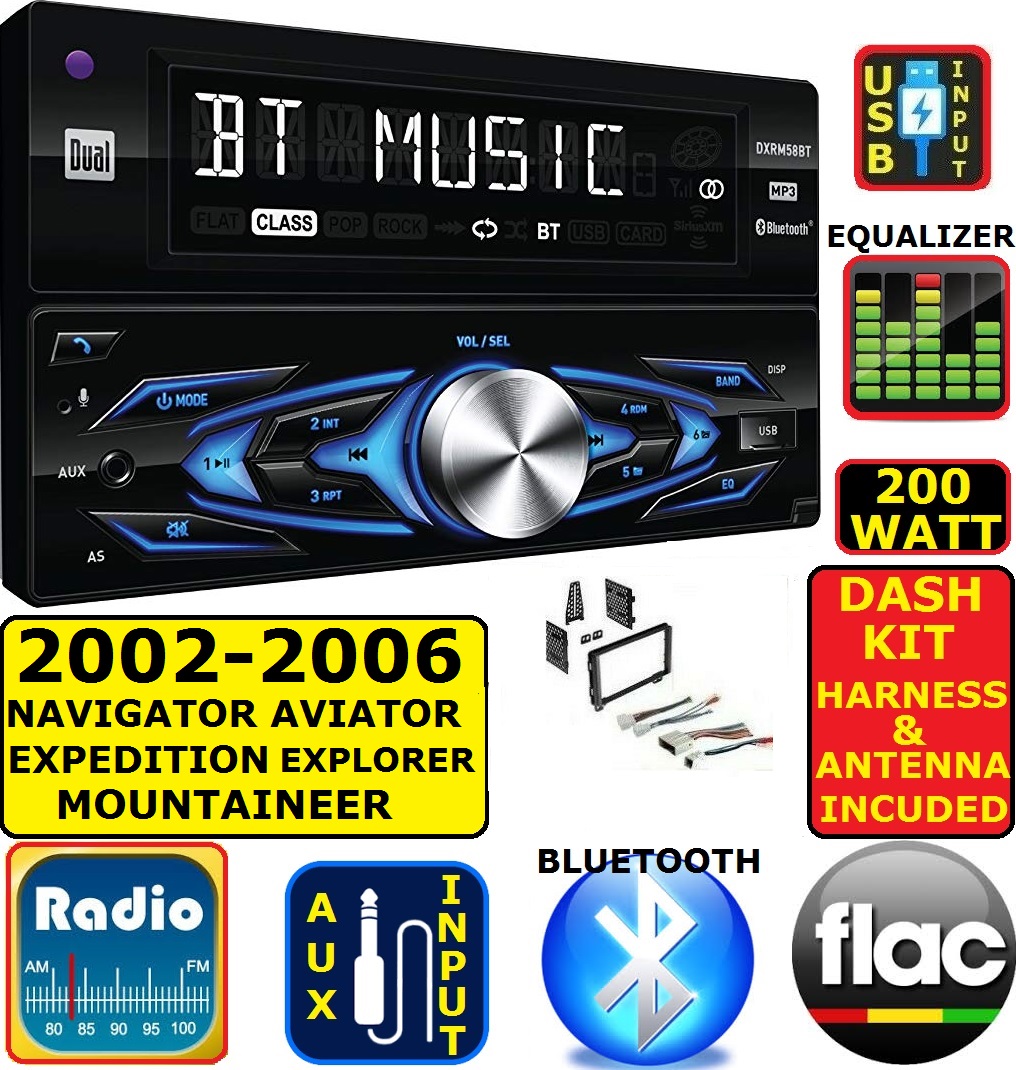 0206 FORD EXPEDITION EXPLORER LINCOLN AVIATOR NAVIGATOR BLUETOOTH USB