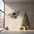 thumbnail image 4 of LaModaHome Large Bee Metal Wall Art for Garden Room, Patio - Nature-Inspired Outdoor Decor, Modern Minimalist Hive Design, Metal Wall HangingsHome Decoration Gift -7.9"x10.2"/20x26cm, 4 of 5