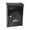 Black, variant on yotijay Wall Mount Mailbox Outdoor Postbox Lockable Large Capacity Newspaper Letterbox Metal Delivery Box for Entrance External House Green