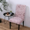thumbnail image 4 of Cubierta de silla del comedor Baoblaze estiramiento universal Taburete del asiento Tinta Jade rosa, 4 of 7