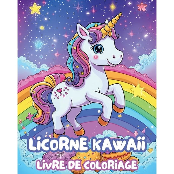 Licorne Kawaii - Livre de Coloriage: Livre d'Activités Licorne, (Paperback)