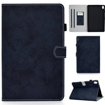 Dteck for New iPad 10th Generation Case 10.9 Inch 2022, Premium Leather Business Folio Stand Cover with Built-in Apple Pencil Holder - Auto Wake/Sleep and Multiple Viewing Angles, Darkblue