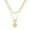 Gold-Evil Eyes Pendant, variant on Layered Necklaces for Women 14K Gold Plated Cuban Link Chain Choker Necklaces Toggle Necklace Dainty Black Crystal Square Pendant Necklace Boho Style Jewelry Birthday Gifts for Women