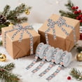 thumbnail image 7 of 5 Rolls Christmas Ribbon 1.5 inch Wide Decorative Ribbon for Gift Wrapping and Holiday Decorations Coral Pattern, 7 of 7