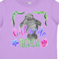 thumbnail image 4 of Inktastic Orlando Florida Cute Swimming Manatee Boys or Girls Toddler T-Shirt, 4 of 5