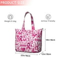 thumbnail image 4 of Pink Breast Cancer Travel Tote Bags for Women Carry On,Large Weekender Bags for Women Travel,Multi Functional Duffle Bag for Work,Shopping,Sports, 4 of 5