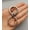 Gray, variant on EDC TC4 Titanium Alloy Key Chain Carabiner Waist Hanging Ring Outdoor Pendant -Gray