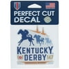 WinCraft Kentucky Derby 147 4'' x 4'' Perfect Cut Decal