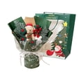 thumbnail image 2 of Ramo de Osito Bouquet de Peluche Hecho a Mano Flores Artificiales Decoración con Luz Tarjeta Adecuado para Cumpleaños Graduación Navidad Fiesta Hogar s Green, 2 of 9