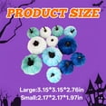 thumbnail image 2 of BESTSKY 12Pcs Pumpkins for Decorating,Realistic Velvet Pumpkin Fall Home Decor,Detailed Cute Decoration Halloween Crafts,Blue, 2 of 7