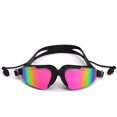 thumbnail image 1 of Gafas de natación profesionales con tapones para los oídos, clip para la nariz, gafas de natación anti-UV, antivaho, galvanoplastia para unisex, 1 of 5