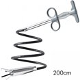 thumbnail image 4 of EXLEAF 2026 New Drain Clog Remover Tool,78-Inch Sink Snake Cleaner Drain Auger Sewer Toilet Dredge for Sink, Toilet, Shower, Bathtub, Pipe, Drain, 4 of 7