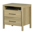 thumbnail image 2 of South Shore Gravity, Contemporary Nightstand,  Brown, 2 of 14