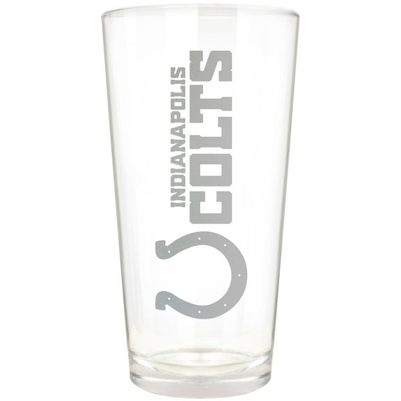 Indianapolis Colts Etched 16oz. Vertical Rally Cry Pint Glass