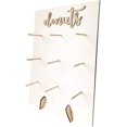thumbnail image 1 of Decoración de donuts de madera, soporte de pared para donuts, estante para aperitivos, 1 of 5