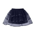 thumbnail image 5 of Women's Fashion Solid Carnival Puffy Skirt Stage Performance Dress Elegant Mesh Layered Design Versatile Outfit, 5 of 5