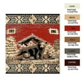 thumbnail image 4 of Furnish My Place Wildlife Lodge Rug – 5ft. x 8ft., Multicolor Cabin Rug with Bear Print, Geometric Design, Jute Backing. Countryside Interior Decoration, 4 of 9