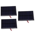 thumbnail image 1 of Polysilicon Solar Panel Module 3-Pack: DC4V 150mA Output, 0.6W Power, 60x80mm Size with 30cm Cable - Ideal for Solar Energy Research, DIY Projects (Lawn Lights, Phone Chargers, Toys) - Snow/Wind, 1 of 6