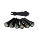thumbnail image 3 of 6pcs Folk Guitar String Posts Embedded Abalone Point String Nails + Nailer, 3 of 4
