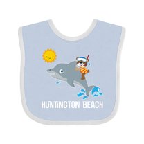 Inktastic Huntington Beach California Boys or Girls Baby Bib