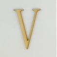 thumbnail image 1 of 1 Pc, 10 Inch X 1/8 Inch Thick Fangsong Font Wood Letters V For Direction Use Or Decor, 1 of 3