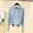 503_Blue, variant on Long Sleeve Shirts for Women Women's Oversized Loose Long Sleeve Hooded Sun Protective Thin Base Layer Casual T-shirt Beige