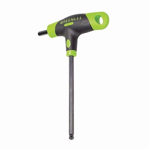 SAE Plain Ball Hex Key Hex Key, 1/4" Tip Size, 5 9/64 in Long, 2 29/64 in Short