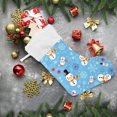 thumbnail image 6 of Coolnut Christmas Stocking Personalized Christmas Snowman Large Candy Stocking Hanging Gift Xmas Stockings Decoration 1 PC for Family Holiday Party Ornaments Decor Fireplace, 6 of 7