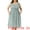 Dark Green, variant on Plus Size Square Neck Sleeveless Floral Flowy Midi Dress 3X Hot Pink